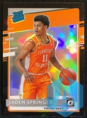2021 Panini Chronicles Optic JADEN SPRINGER RC #220 BLACK PRIZM RATED ROOKIE